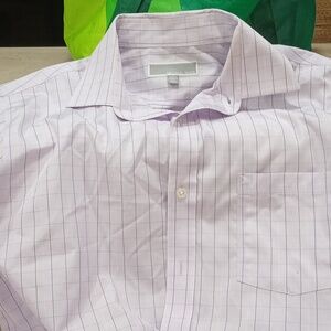 Michael Kors Lavender Pinstripe Shirt